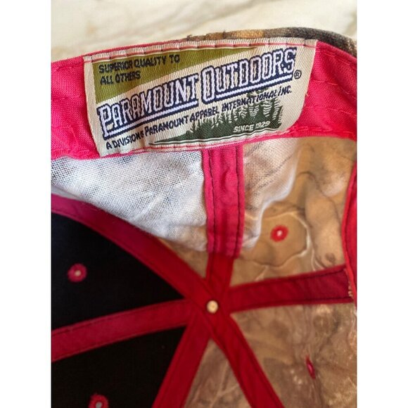 Camouflage Happy Happy Happy Pink Embroidered Hat Cap Adjustable - Picture 8 of 9